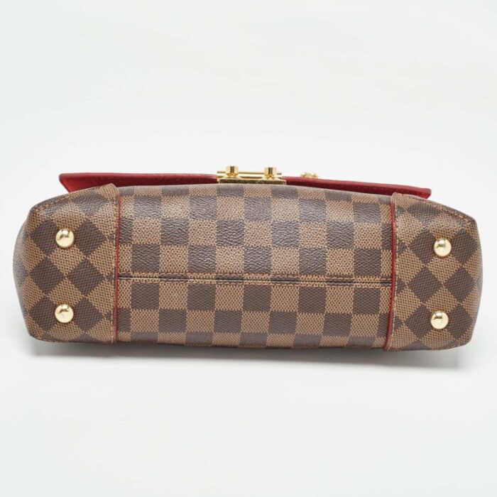 louis vuitton cerise damier ebene canvas caissa bag 6606