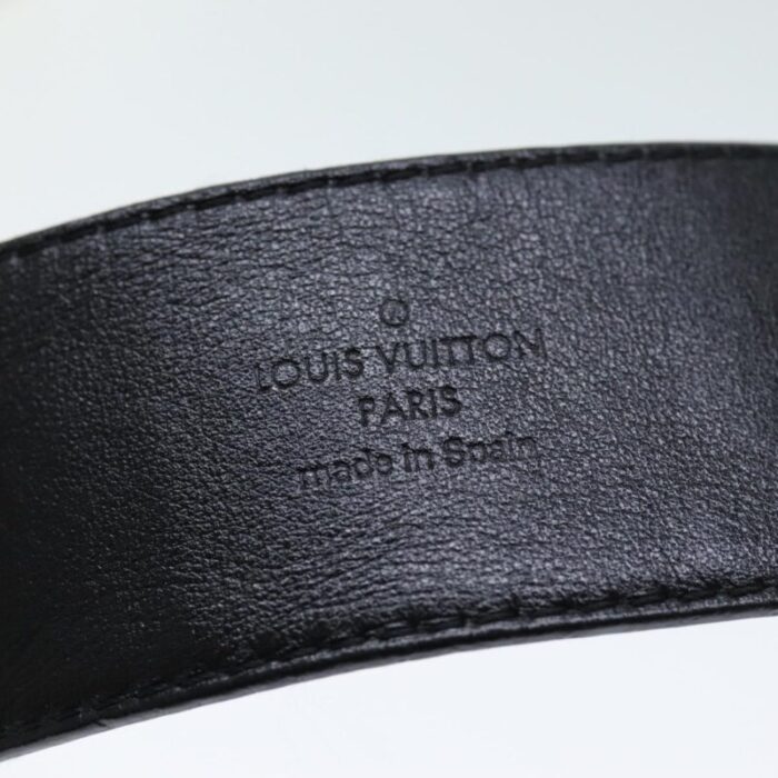 louis vuitton monogram prism ceinture lv shape belt black m0251 lv auth ki4430 2940