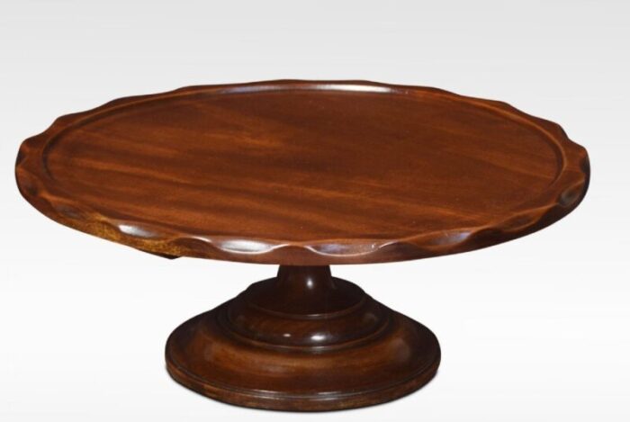 mahogany lazy susan 1890s 1