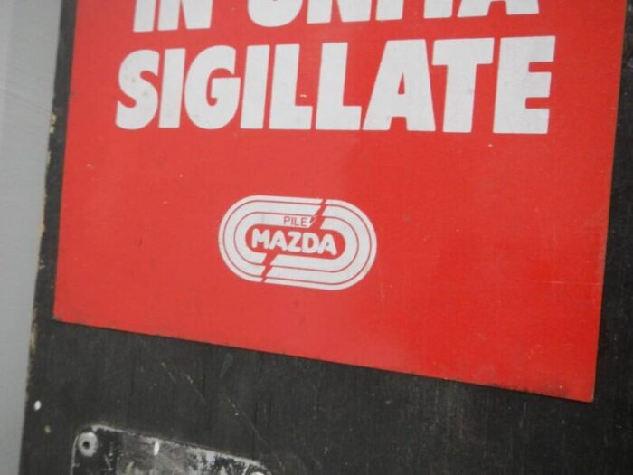 mazda tin sign 1980 6