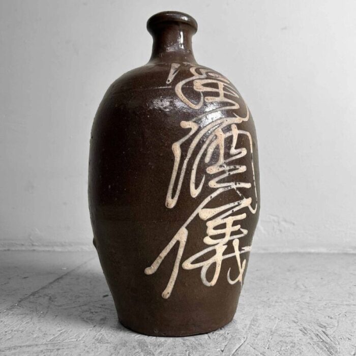 meiji earthenware sake decanter tokkuri tokuri japan 1890s 1 1