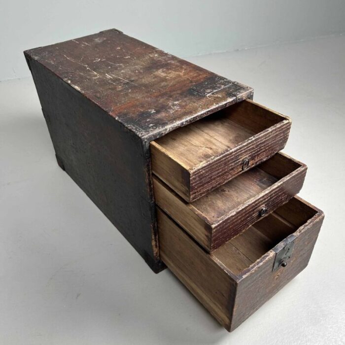 meiji period kake suzuri document cabinet japan 1890s 2