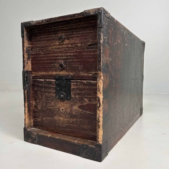 meiji period kake suzuri document cabinet japan 1890s 3