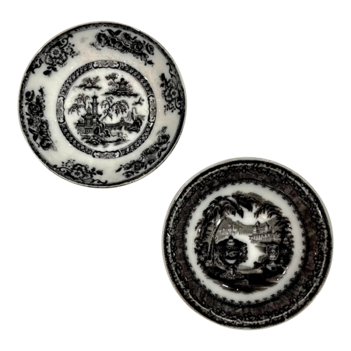 mid 19th century gothic catchall bowls a pair 4859