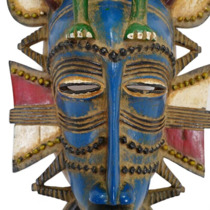 mid 20th century south african painted mask 4