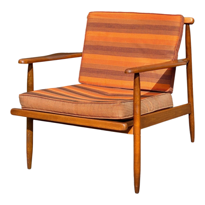 mid 20th century vintage mid century modern danish lounge chair 7006