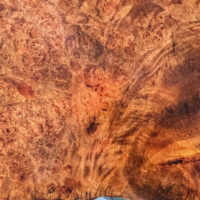 mid century burl wood live edge table 0730