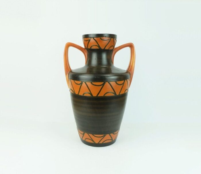 mid century ceramic floor vase model 681 45 amphora 1960s 1