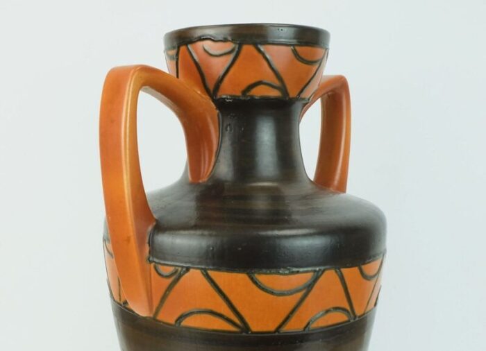 mid century ceramic floor vase model 681 45 amphora 1960s 6