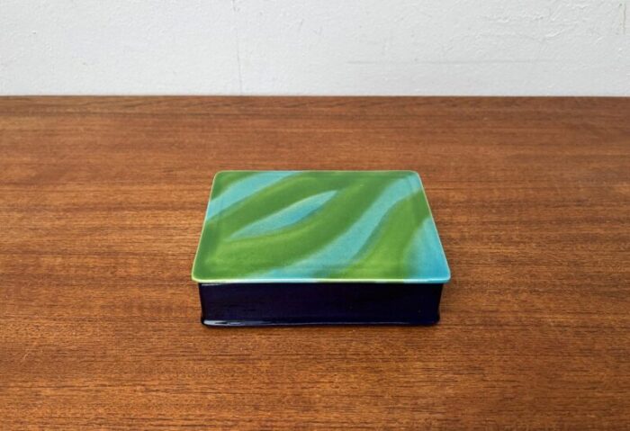 mid century german tosca sorena 4711 collectors ceramic box with lid 1960s 12