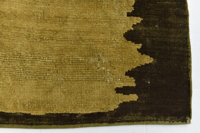 mid century modern lime green hemp rug 12