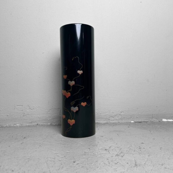 mid century wajima ikebana flower vase japan 1980s 14