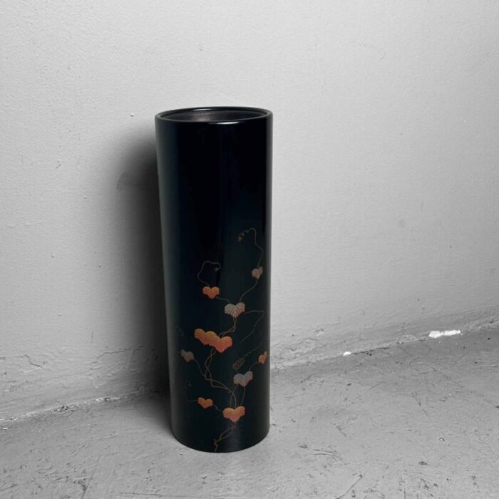 mid century wajima ikebana flower vase japan 1980s 7