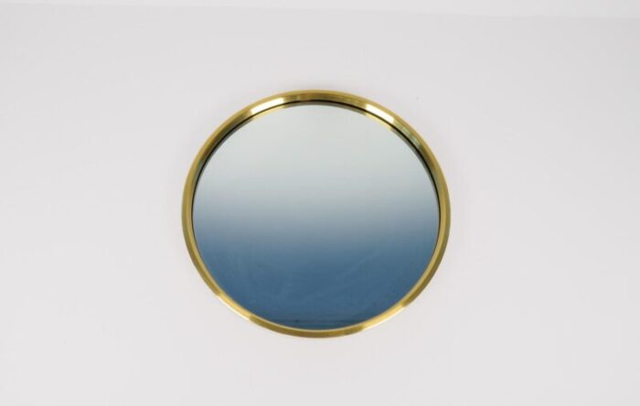 midcentury modern brass mirror 1960s 5