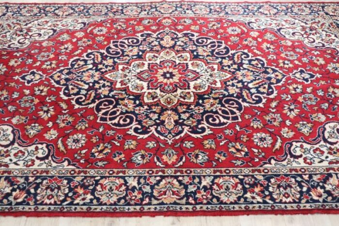 middle eastern handmade kashan rug 1980s 3