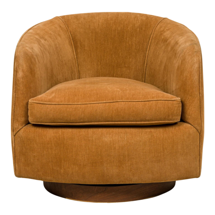 milo baughman for thayer coggin american mid century light brown velour horseshoe lounge armchair 9351