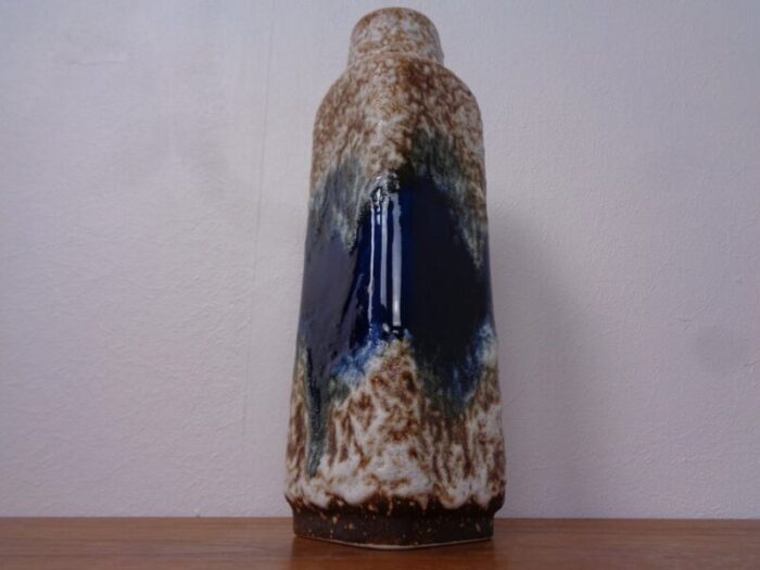 model 1438 30 lava ceramic vase from uebelacker keramik germany 1970s 2