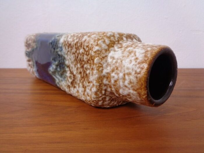 model 1438 30 lava ceramic vase from uebelacker keramik germany 1970s 8