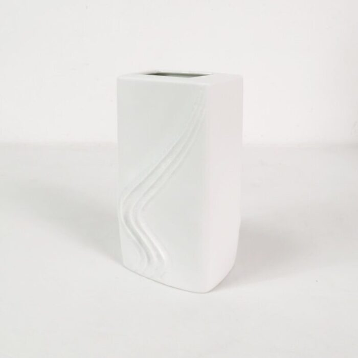 modernist porcelain vase by martin freyer from rosenthal germany 1970s 1