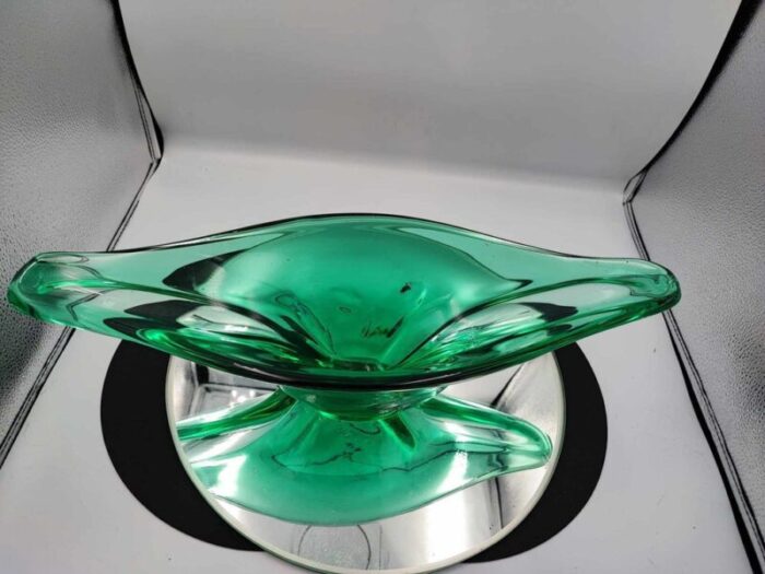 murano glass cake stand 1970s 2