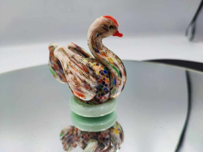 murano glass figurine of hen 1970s 1