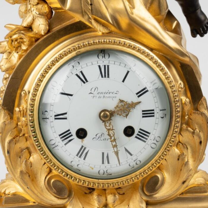 napoleon iii mantel clock 19th century set of 3 2