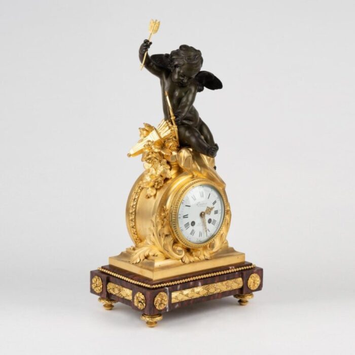 napoleon iii mantel clock 19th century set of 3 5