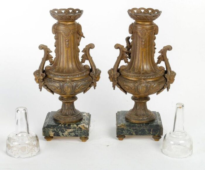 napoleon iii regula vases 1800s set of 2 8