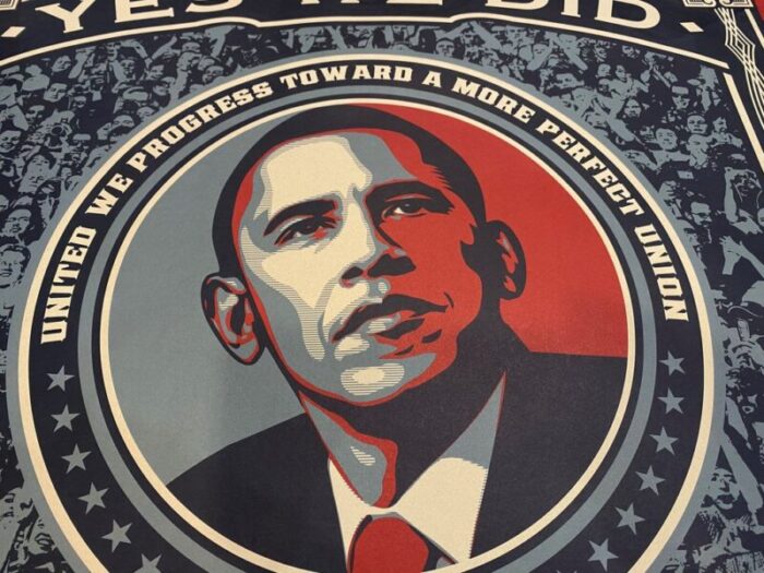 obama yes we did poster by shepard fairey 2008 7