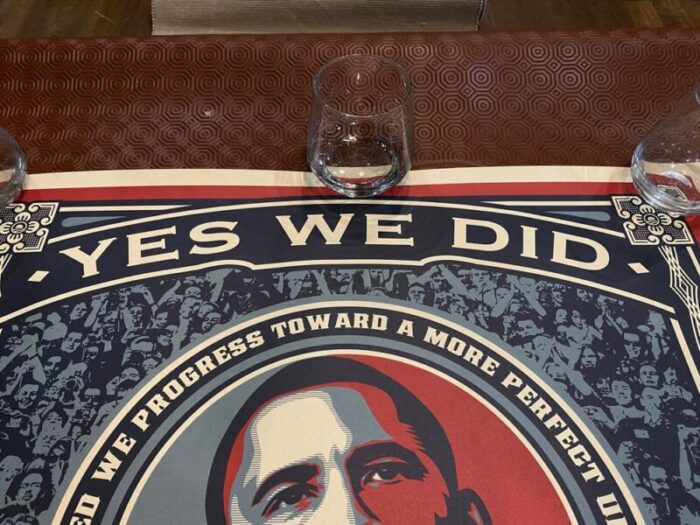 obama yes we did poster by shepard fairey 2008 8