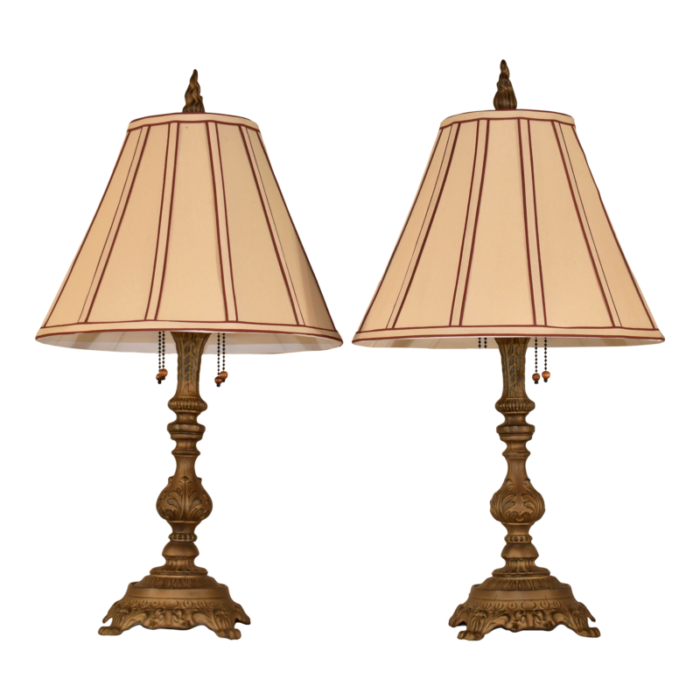 pair of artisan table lamps 9354