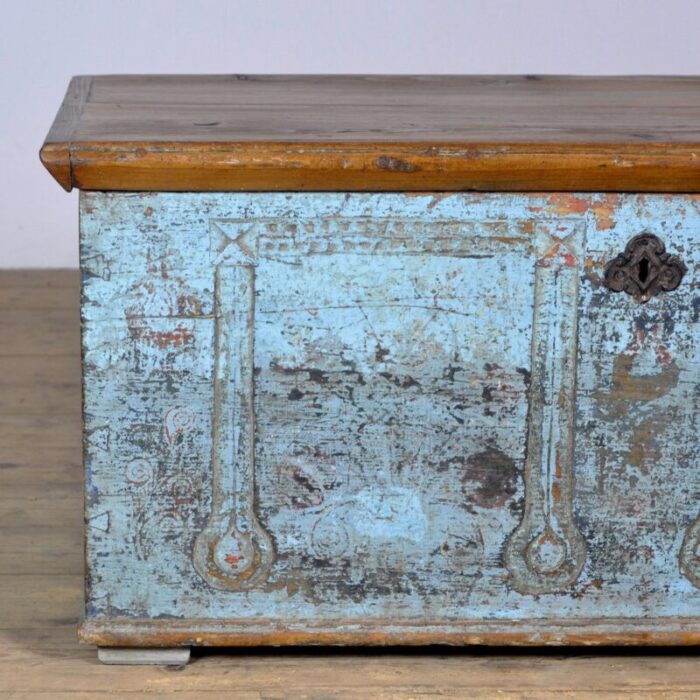 pine wedding chest 1880s 7