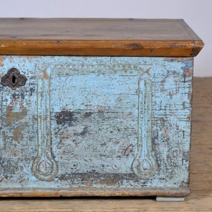 pine wedding chest 1880s 8