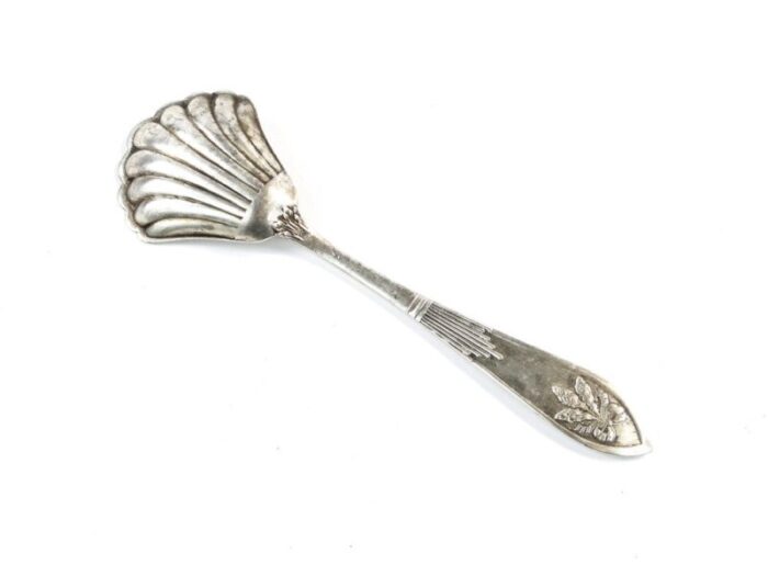 polish art nouveau sugar spoon from stylplater 1920s 4