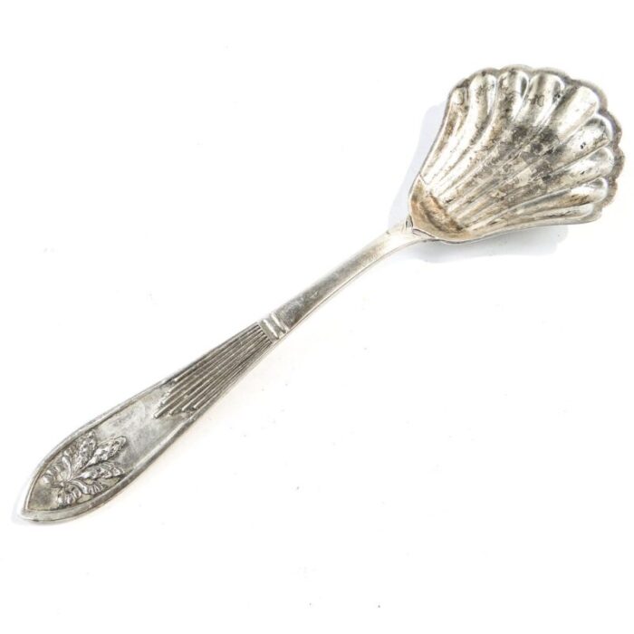 polish art nouveau sugar spoon from stylplater 1920s 7