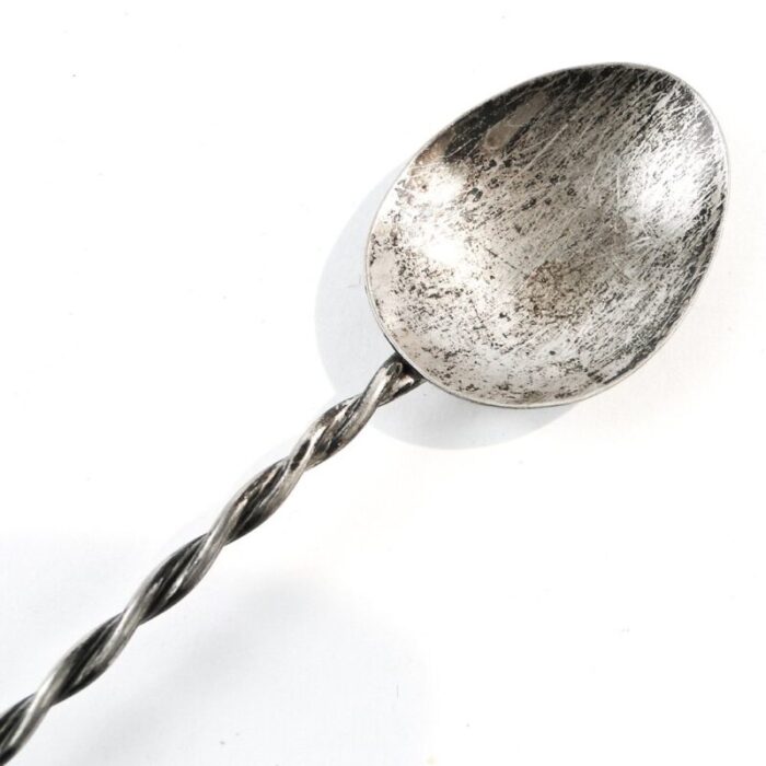 polish postmodern silver salt spoon 1970s 7