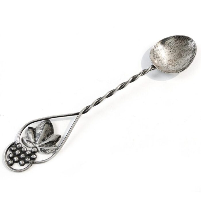 polish postmodern silver salt spoon 1970s 9