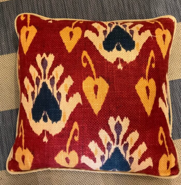 quadrille vintage ikat pillows pr 0430