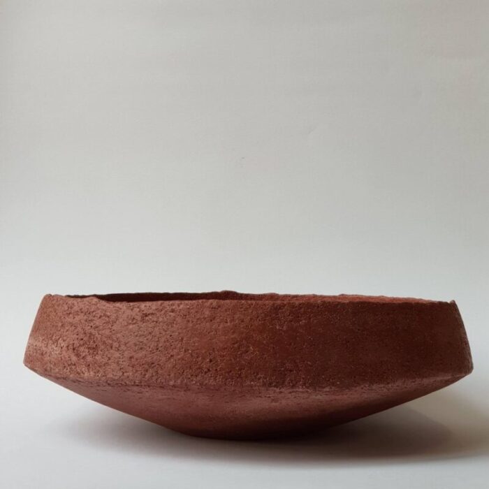 red stoneware pinakio plate by elena vasilantonaki 4