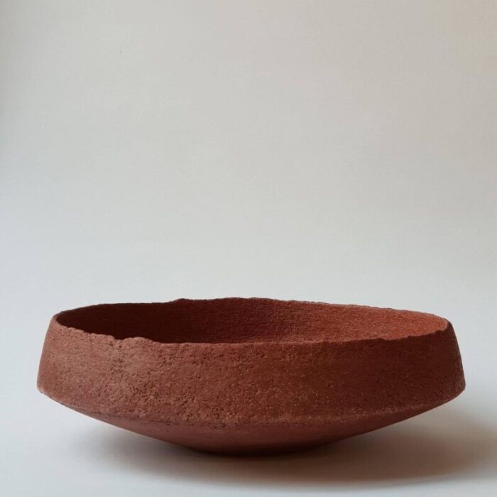 red stoneware pinakio plate by elena vasilantonaki 6