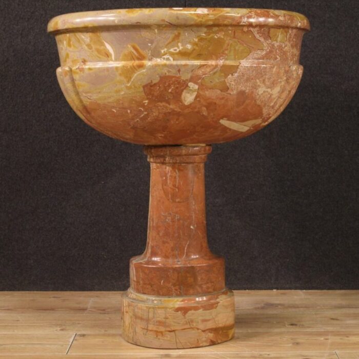 red verona marble basin 1880 5