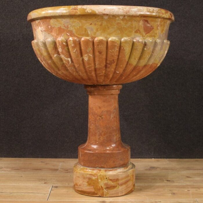 red verona marble basin 1880 8