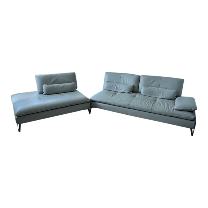 roche bobois scenario two piece sectional sofa 3674