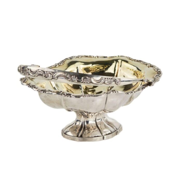 russian silver rusk bowl 1840 4