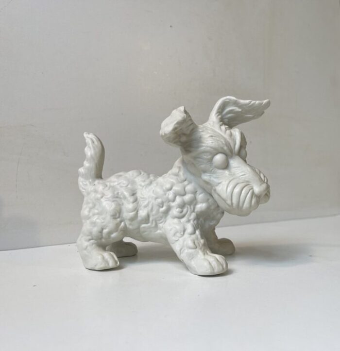 scottish terrier figurine in porcelain from schaubach kunst 1950s 3