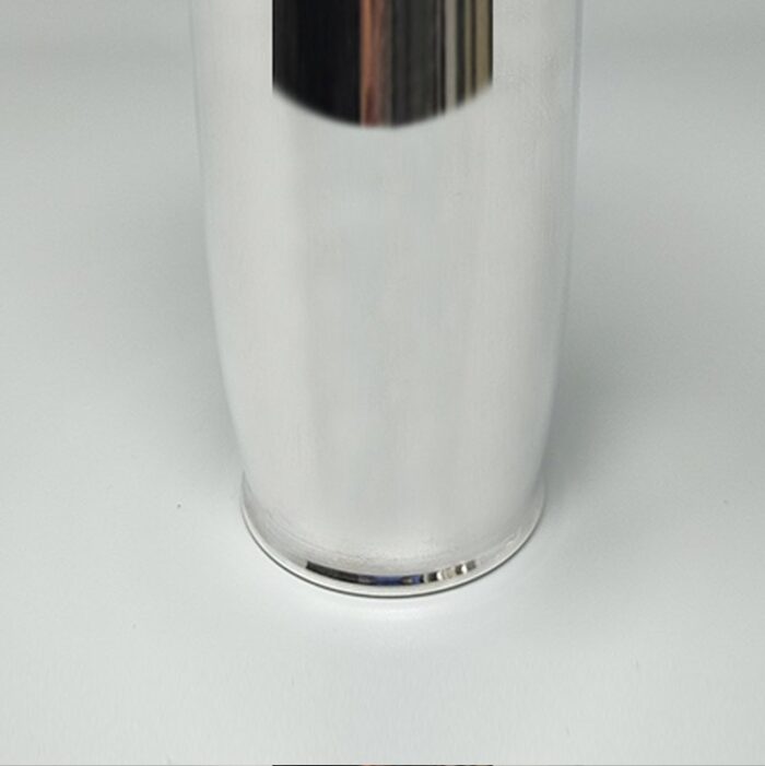 silver plated cocktail shaker from zanetta italy 1960s 5