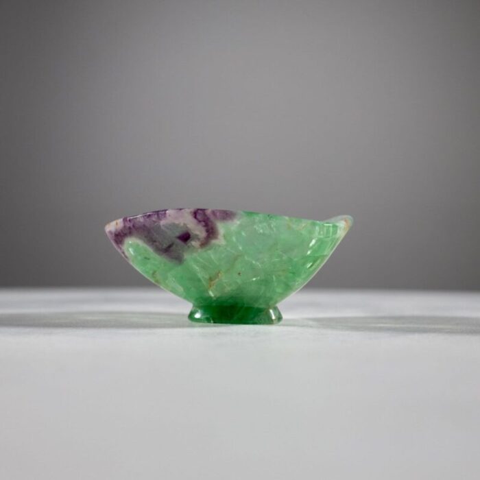 small bowl in cut gemstone by helmut wolf 1960s 1