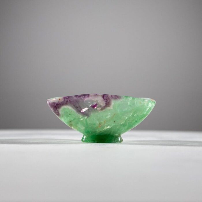 small bowl in cut gemstone by helmut wolf 1960s 6