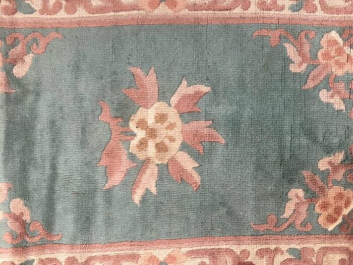 small chinese art deco rug 1960s 2