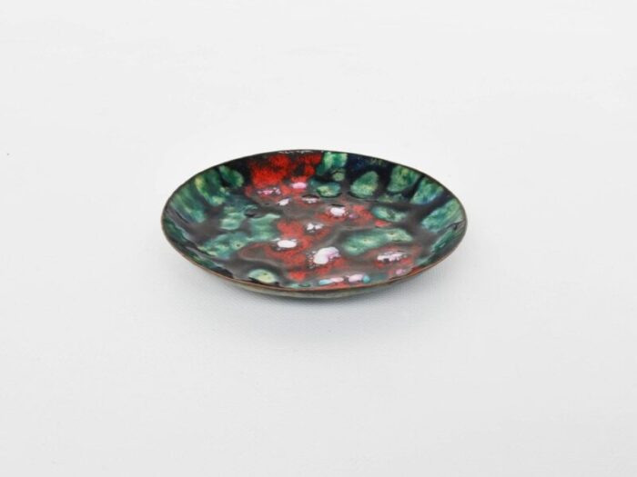 small enameled bowl attributed to de poli italy 1968 1